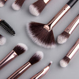Anmor Pro Makeup Brushes Set 12 pcs/lot Eye Shadow Blending Eyeliner Eyelash Eyebrow Brushes For Make up Portable Eye Brush Set