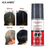 organic black hair care product hair shampoo and  cure white hair oil spray set for  anti gray hair treatment no side effect