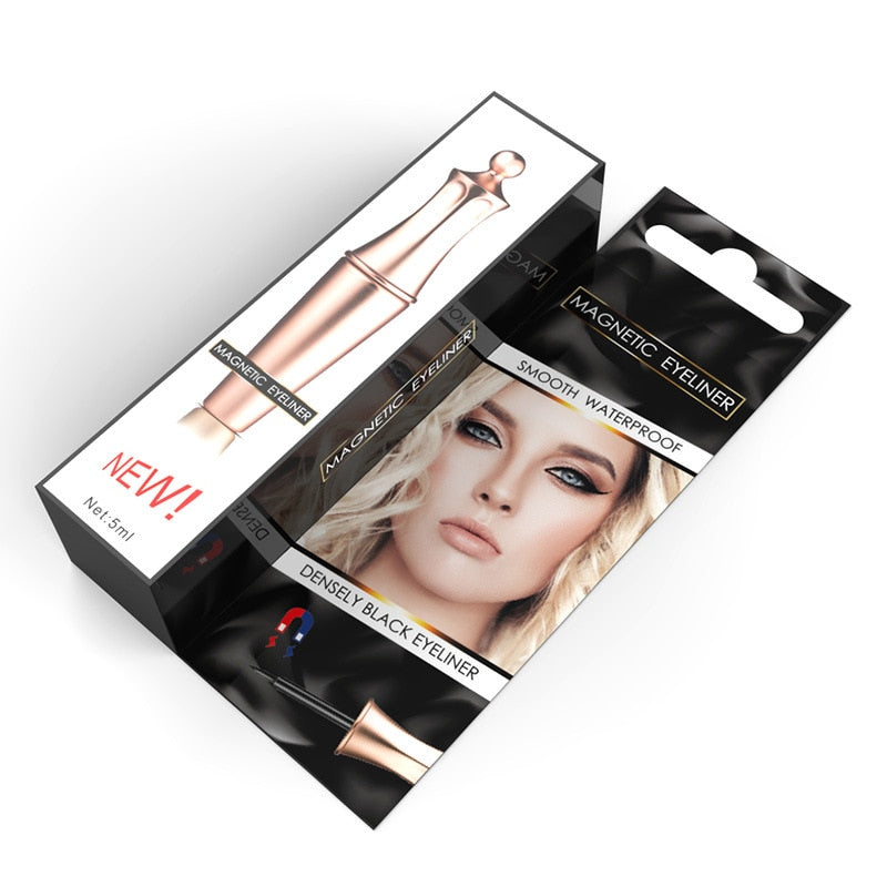 2019 New Hot Magnetic Liquid Eyeliner & Magnetic False Eyelashes & Tweezer Set Waterproof Long Lasting Eyeliner False Eyelashes