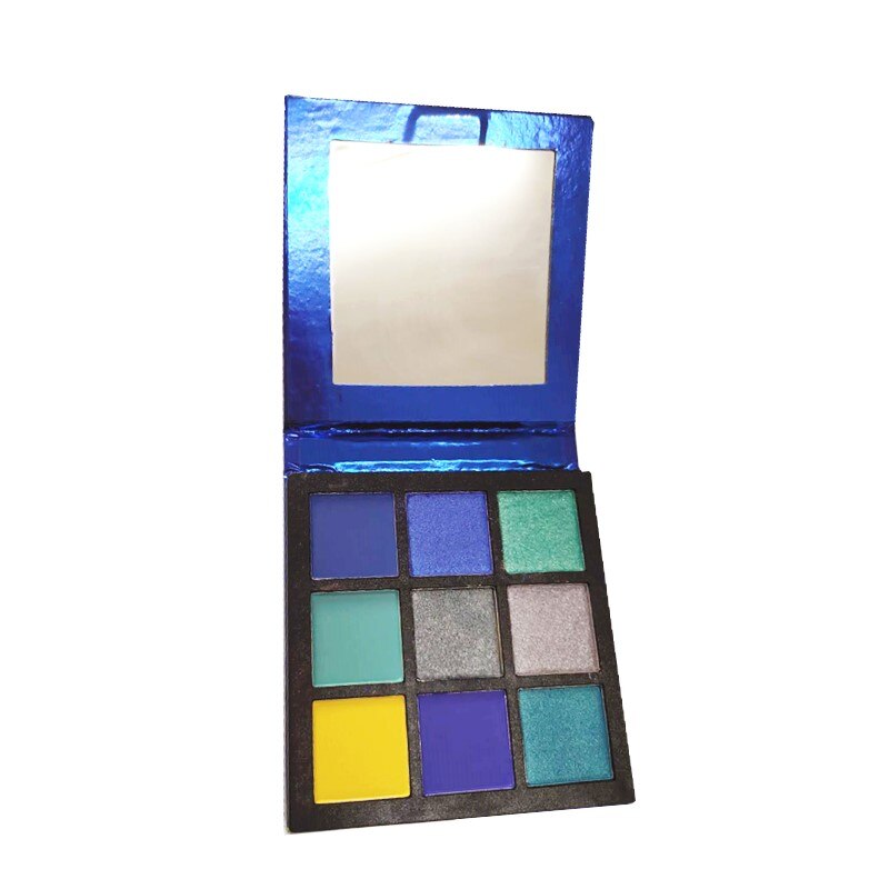 9Colors adds a mirror Glitter Eyeshadow Makeup Pallete Matte Eye shadow Palette Shine Diamond Eyeshadow Powder Pigment Cosmetics