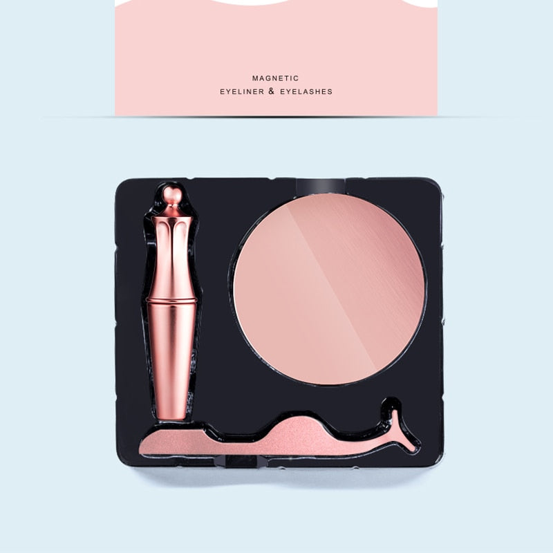 2019 New Hot Magnetic Liquid Eyeliner & Magnetic False Eyelashes & Tweezer Set Waterproof Long Lasting Eyeliner False Eyelashes