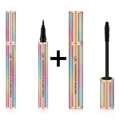 Black Liquid Eyeliner Set Waterproof Thick Lengthening Eye Lashes Eyes Marker Pen Professional Makeup Beauty Tools