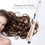 TINTON LIFE Electric Professional Ceramic Hair Curler Lcd Curling Iron Roller Curls Wand Waver Fashion Styling Tools