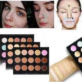 15 colors Professional concealer palettes makeup Cream Base Foundation Palettes Matte Face Contouring cosmetic Concealer palette