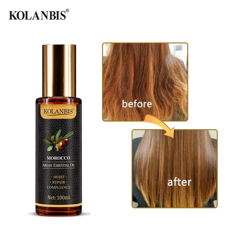 hair care anti frizz  essential hair oil morocco argan leave in conditioner for repair damaged keratin frizzy hair  treatment
