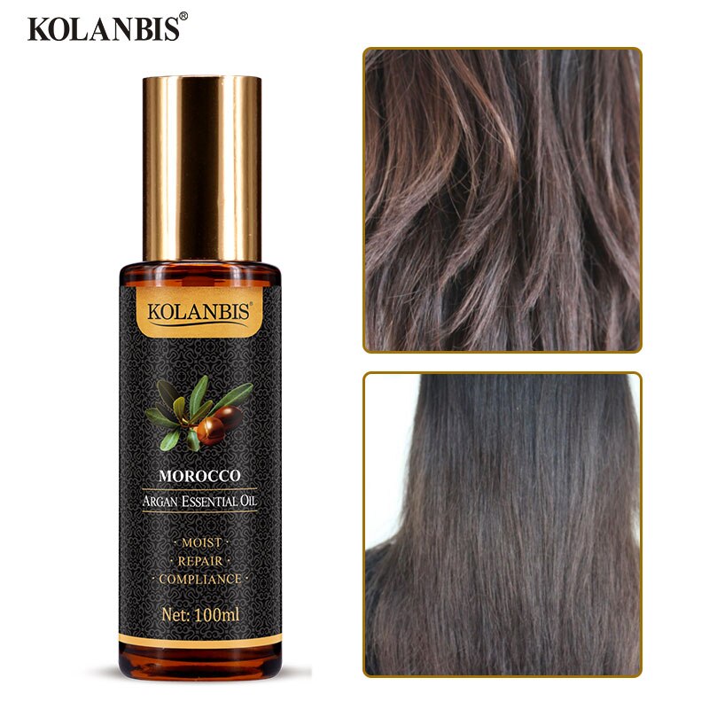 hair care anti frizz  essential hair oil morocco argan leave in conditioner for repair damaged keratin frizzy hair  treatment