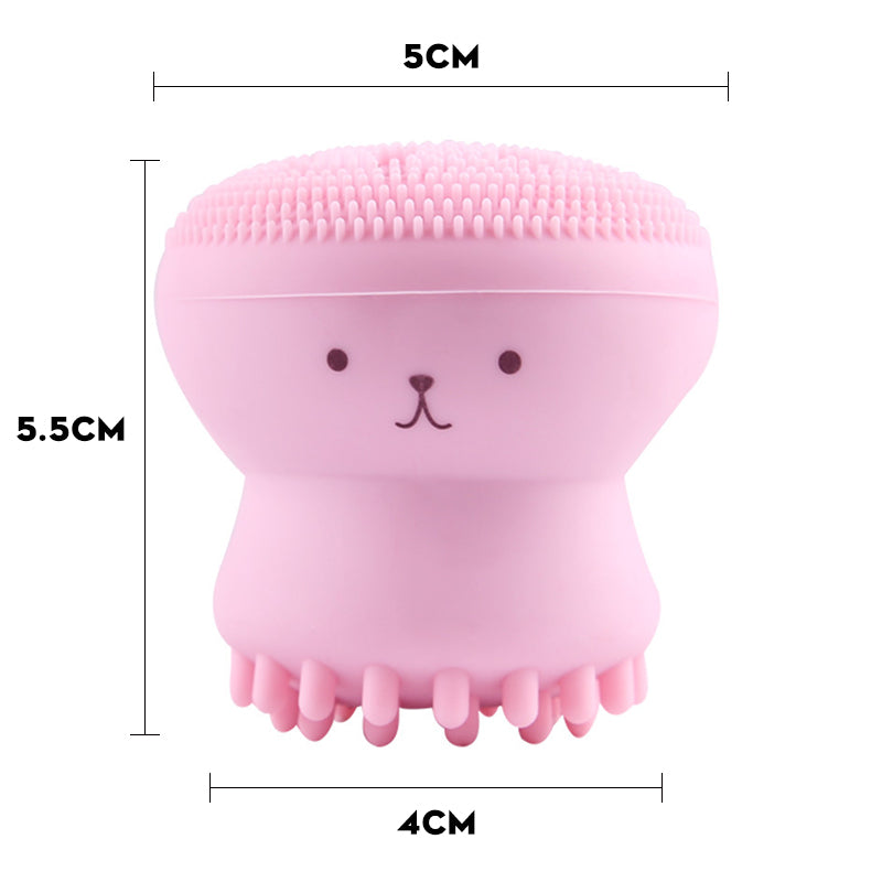 Face Cleaning Brush Electric Facial Cleanser Washing Brush Mini Electric Facial Brush Waterproof Silicone Facial Brush