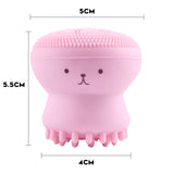 Face Cleaning Brush Electric Facial Cleanser Washing Brush Mini Electric Facial Brush Waterproof Silicone Facial Brush