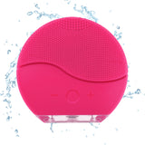 Face Cleaning Brush Electric Facial Cleanser Washing Brush Mini Electric Facial Brush Waterproof Silicone Facial Brush