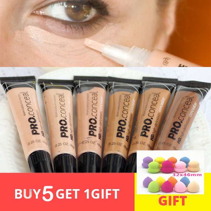 Face Make Up Concealer corretivo Acne contour palette Makeup Contouring Foundation Waterproof Full Cover Dark Circles Cream