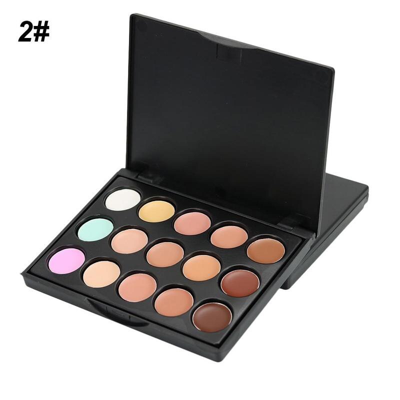 15 colors Professional concealer palettes makeup Cream Base Foundation Palettes Matte Face Contouring cosmetic Concealer palette