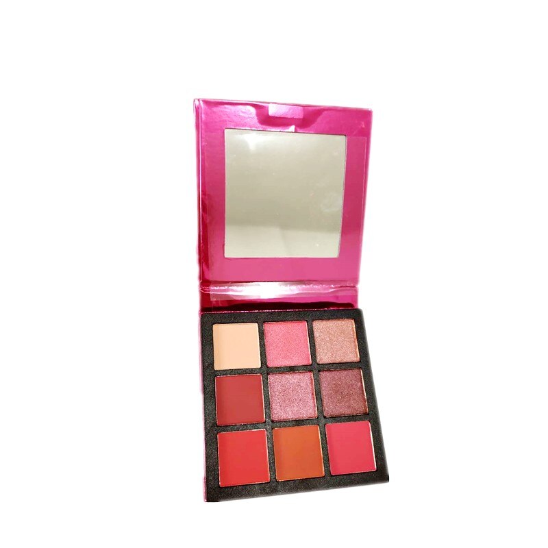 9Colors adds a mirror Glitter Eyeshadow Makeup Pallete Matte Eye shadow Palette Shine Diamond Eyeshadow Powder Pigment Cosmetics