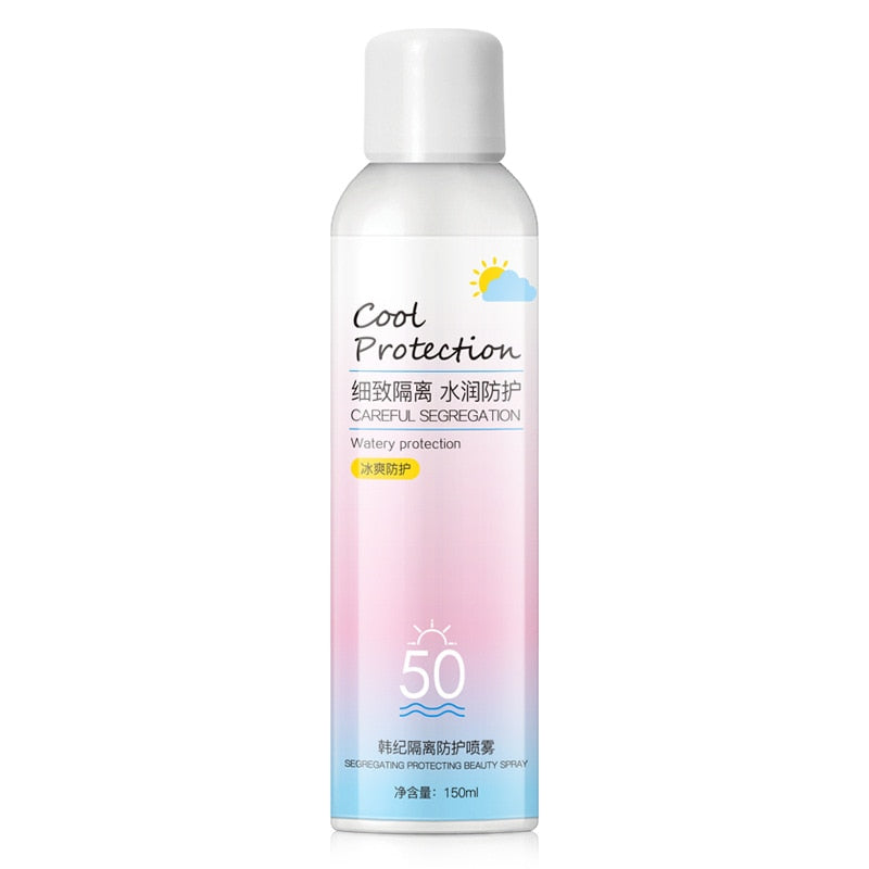 Refreshing Moisturizing Sunscreen Cream  Control Oil Waterproof Sunscreen Spray Conceal Cream Brightening Anti-sweat Sunblock